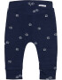 Noppies Pantaloni 'Joel' bleumarin / alb - Pled.ro