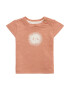 Noppies Tricou portocaliu pastel / alb - Pled.ro