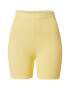 NU-IN Pantaloni galben pastel - Pled.ro