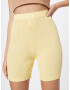 NU-IN Pantaloni galben pastel - Pled.ro