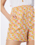 NÜMPH Pantaloni 'CARLYLE' albastru deschis / galben pastel / portocaliu / fucsia - Pled.ro