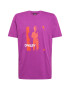 OAKLEY Tricou funcțional 'JONNY' lila / portocaliu / alb - Pled.ro