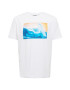 OAKLEY Tricou funcțional 'POSTCARD' albastru aqua / albastru deschis / portocaliu / alb - Pled.ro