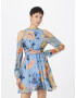 Oasis Rochie bej / albastru deschis / portocaliu deschis - Pled.ro