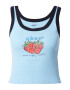 Obey Top 'WE’RE MIGHTY SWEET' bleumarin / azuriu / verde deschis / roșu - Pled.ro