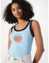 Obey Top 'WE’RE MIGHTY SWEET' bleumarin / azuriu / verde deschis / roșu - Pled.ro