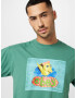 Obey Tricou azuriu / galben / verde jad / portocaliu - Pled.ro