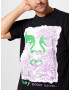 Obey Tricou 'MOTHER NATURE' verde / mov deschis / negru / alb - Pled.ro