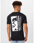 Obey Tricou negru / alb - Pled.ro