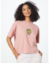 Obey Tricou ' Sunshine' galben / roz / negru - Pled.ro