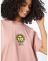 Obey Tricou ' Sunshine' galben / roz / negru - Pled.ro