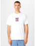 Obey Tricou turcoaz / mov liliachiu / negru / alb - Pled.ro