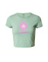 Obey Tricou verde pastel / fucsia / alb - Pled.ro