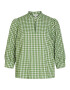 OBJECT Bluză 'Gingham' verde limetă / alb - Pled.ro