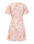 OBJECT Petite Rochie 'PAPAYA' crem / albastru pastel / lila / portocaliu - Pled.ro