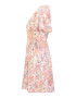 OBJECT Petite Rochie 'PAPAYA' crem / albastru pastel / lila / portocaliu - Pled.ro