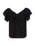 OBJECT Petite Tricou 'RAFIA' negru - Pled.ro