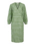 OBJECT Rochie 'Bodil' verde / alb - Pled.ro