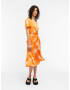 OBJECT Rochie 'Issy Papaya' portocaliu deschis / alb - Pled.ro