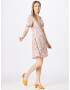 OBJECT Rochie 'PAPAYA' crem / albastru / lila / portocaliu - Pled.ro