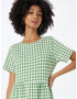 OBJECT Rochie 'STEPHANIE' verde / alb - Pled.ro