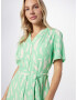 OBJECT Rochie tip bluză 'EMA ELISE' bej / verde - Pled.ro