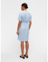 OBJECT Rochie 'Seline' albastru deschis / alb - Pled.ro