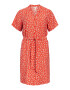 OBJECT Rochie 'SELINE' roșu orange / alb - Pled.ro