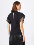 OBJECT Tricou 'GREER' negru - Pled.ro