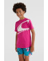 O'NEILL Tricou 'WAVE' roz pitaya / alb - Pled.ro