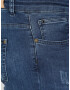 ONLY Carmakoma Jeans 'Willy' albastru denim / maro deschis - Pled.ro