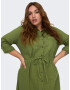 ONLY Carmakoma Rochie tip bluză 'Caro' verde stuf - Pled.ro