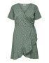 ONLY Carmakoma Rochie 'LIVIA' verde / negru - Pled.ro