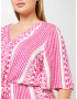 ONLY Carmakoma Rochie 'RRAKESH' magenta / alb - Pled.ro