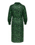 ONLY Carmakoma Rochie tip bluză verde pin / verde deschis / alb - Pled.ro