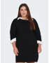 ONLY Carmakoma Rochie tricotat negru - Pled.ro