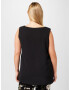 ONLY Carmakoma Top 'LUXMIE' negru - Pled.ro