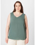 ONLY Carmakoma Top 'LUXMIE' verde pastel - Pled.ro