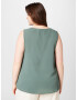 ONLY Carmakoma Top 'LUXMIE' verde pastel - Pled.ro