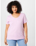 ONLY Carmakoma Tricou 'Bonnie' mov pastel - Pled.ro