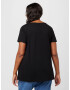 ONLY Carmakoma Tricou 'Bonnie' negru - Pled.ro