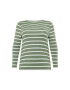 ONLY Carmakoma Tricou 'CARELKE' verde deschis / alb - Pled.ro