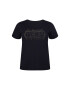 ONLY Carmakoma Tricou 'GLAMMY' gri argintiu / negru - Pled.ro