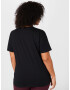 ONLY Carmakoma Tricou 'JULE' negru / alb - Pled.ro