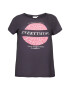 ONLY Carmakoma Tricou 'KETTY' roz / negru / alb natural - Pled.ro