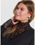 ONLY Carmakoma Tricou 'LACE' negru - Pled.ro