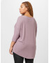 ONLY Carmakoma Tricou 'Lamour' mauve - Pled.ro