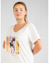 ONLY Carmakoma Tricou 'LISA' auriu / roz / negru / alb - Pled.ro