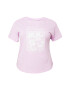 ONLY Carmakoma Tricou mov liliachiu / alb - Pled.ro