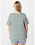 ONLY Carmakoma Tricou 'NANNA' verde smarald / alb - Pled.ro